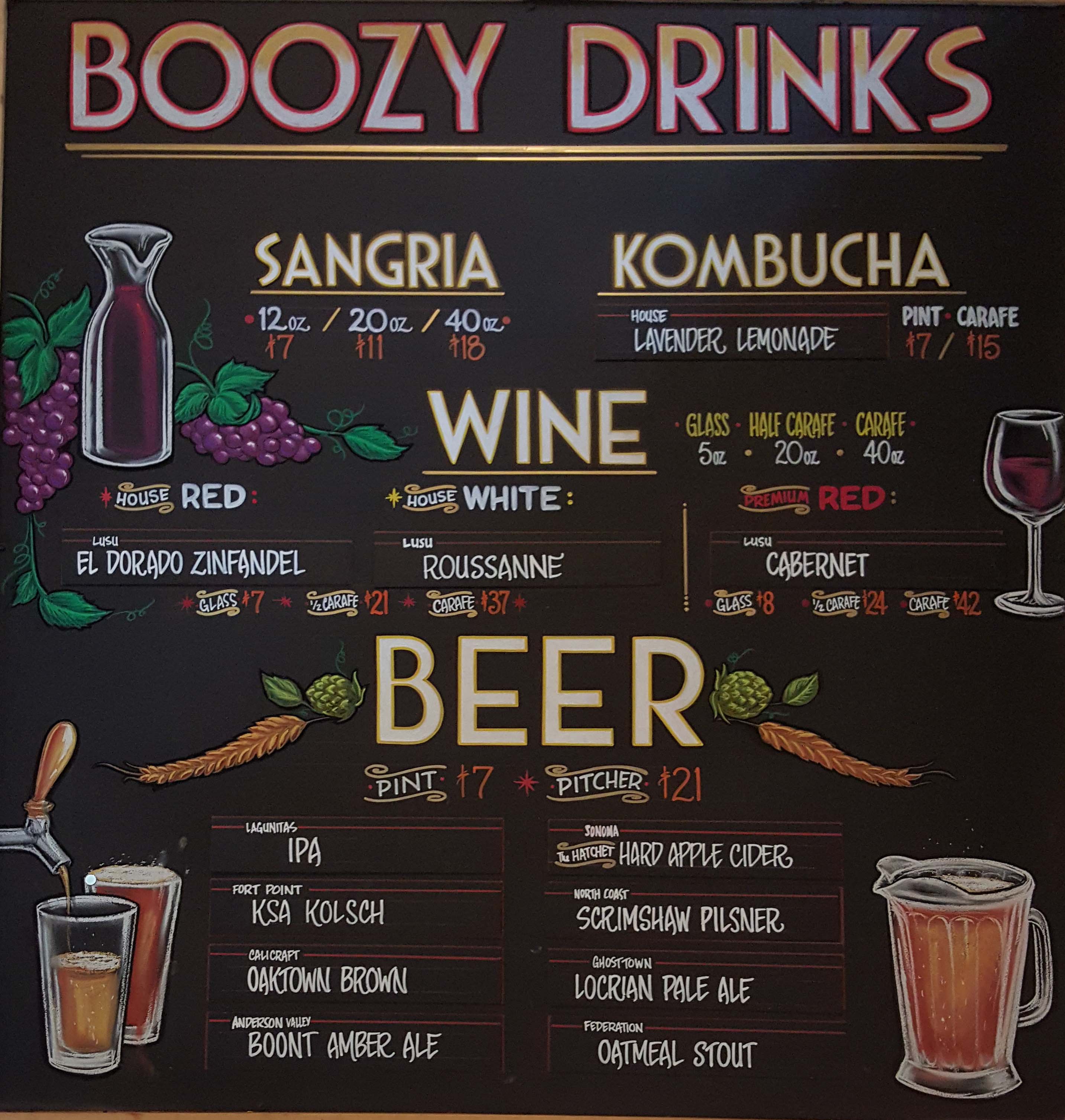sample menu the new parkway theater sample tickets