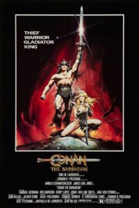 Film poster for "Conan the Barbarian."