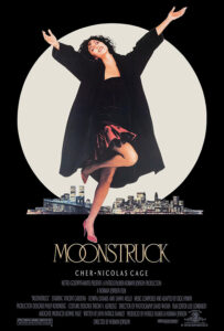 Film poster for "Moonstruck."