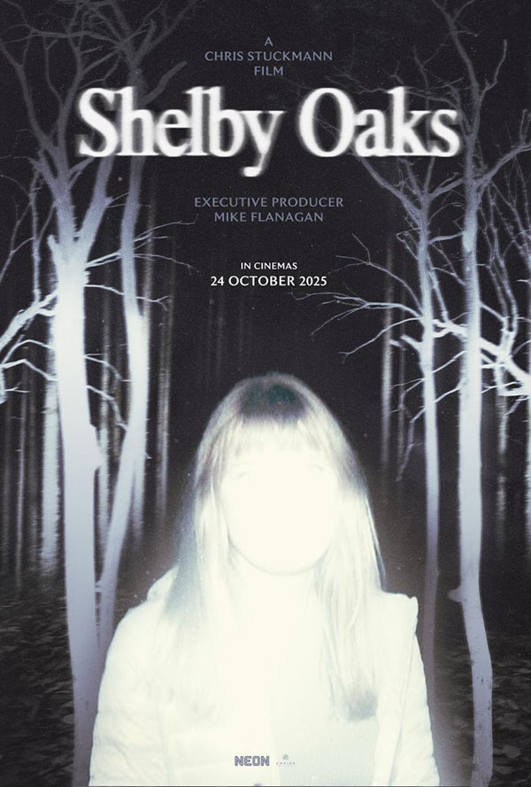 Film poster for Shelby Oaks.