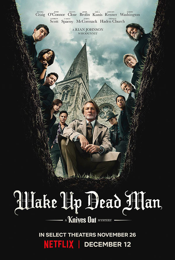 Film poster for Wake Up Dead Man.