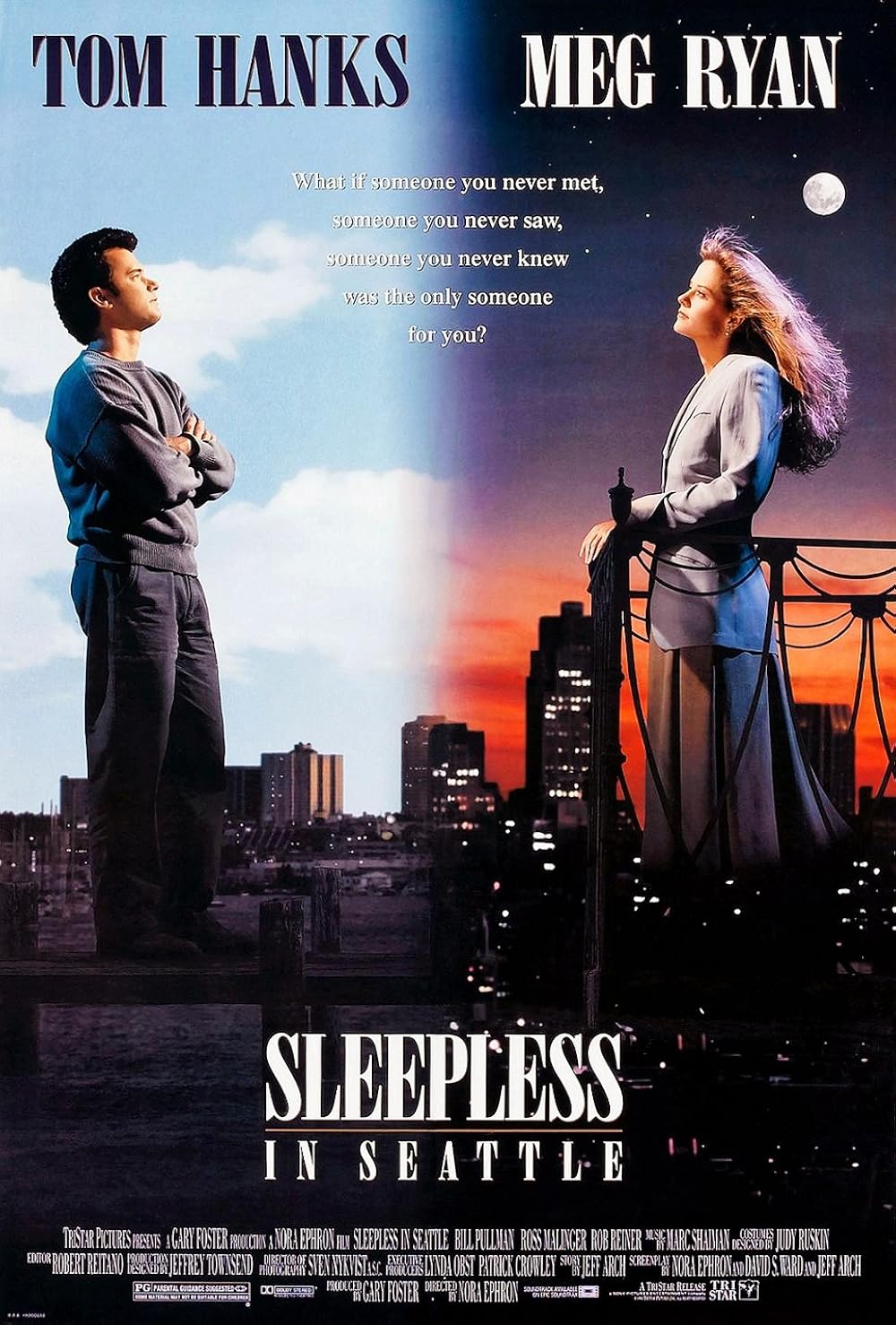 Film poster for "Sleepless in Seattle."